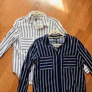 Forever 21 Work Button-Down Blouse